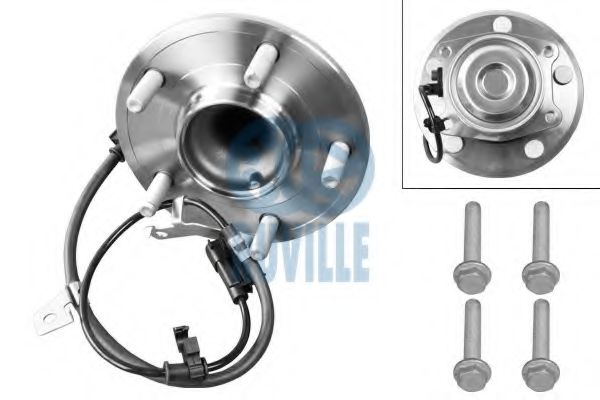 RUVILLE 5866 Комплект подшипника ступицы колеса 