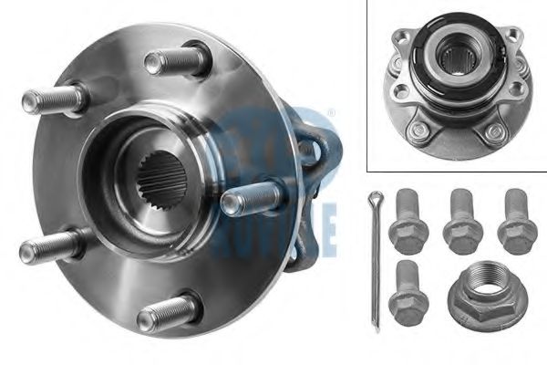 RUVILLE 5957 Комплект подшипника ступицы колеса 