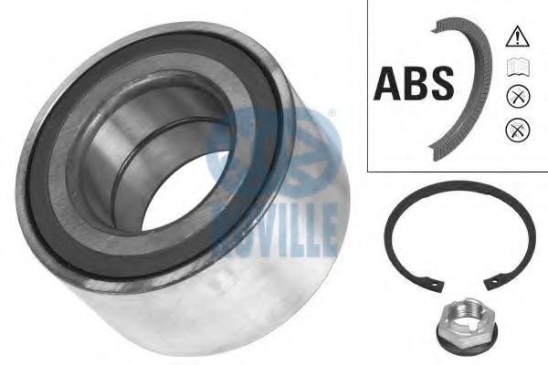 RUVILLE 8009 Комплект подшипника ступицы колеса для LAND ROVER RANGE ROVER EVOQUE (Ленд ровер/лэнд ровер Рангэ ровер эвок) RUVILLE 8009 Комплект подшипника ступицы колеса для LAND ROVER RANGE ROVER EVOQUE (Ленд ровер/лэнд ровер Рангэ ровер эвок)