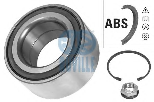 RUVILLE 8010 Комплект подшипника ступицы колеса для LAND ROVER RANGE ROVER EVOQUE (Ленд ровер/лэнд ровер Рангэ ровер эвок) RUVILLE 8010 Комплект подшипника ступицы колеса для LAND ROVER RANGE ROVER EVOQUE (Ленд ровер/лэнд ровер Рангэ ровер эвок)