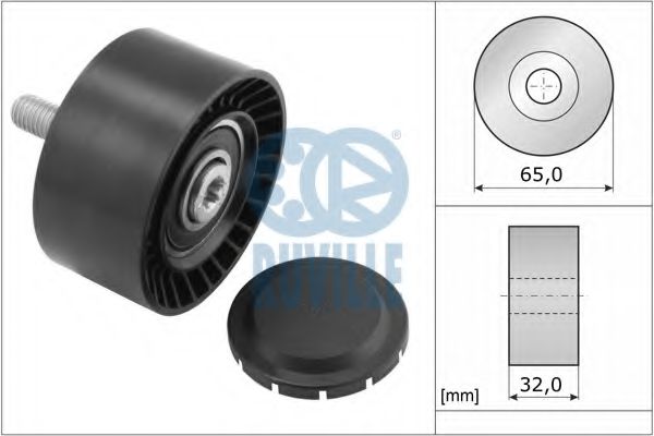 RUVILLE 57604 Паразитный ведущий ролик, поликлиновой ремень для BMW 2 (Бмв 2) RUVILLE 57604 Паразитный ведущий ролик, поликлиновой ремень для BMW 2 (Бмв 2)