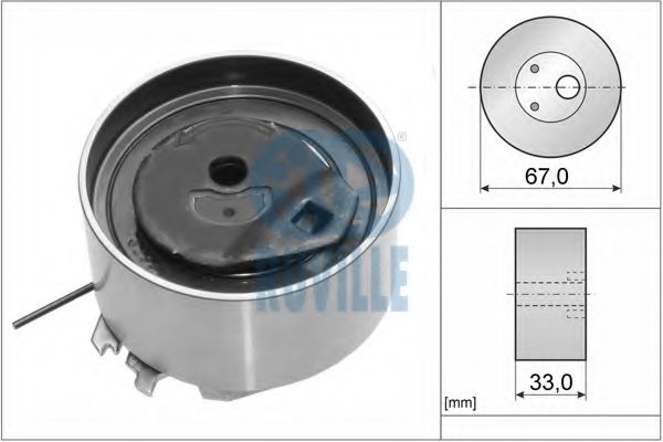 RUVILLE 58619 Натяжной ролик, ремень ГРМ для JEEP WRANGLER II (Джип Вранглэр 2) RUVILLE 58619 Натяжной ролик, ремень ГРМ для JEEP WRANGLER II (Джип Вранглэр 2)