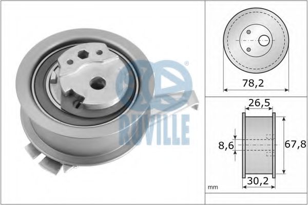 RUVILLE 56390 Натяжной ролик, ремень ГРМ для VOLKSWAGEN (Фольксваген) RUVILLE 56390 Натяжной ролик, ремень ГРМ для VOLKSWAGEN (Фольксваген)