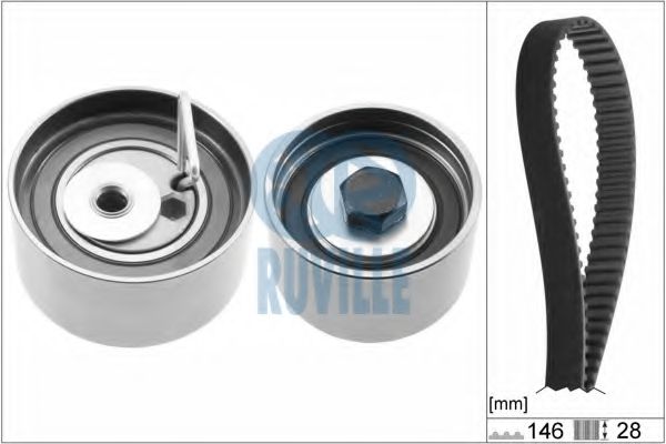 RUVILLE 5860270 Комплект ремня ГРМ для DODGE CARAVAN (Додж Караван) RUVILLE 5860270 Комплект ремня ГРМ для DODGE CARAVAN (Додж Караван)