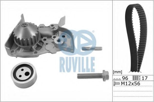 RUVILLE 55622701 Комплект ремня ГРМ для RENAULT MEGANE I (Рено Меган 1) RUVILLE 55622701 Комплект ремня ГРМ для RENAULT MEGANE I (Рено Меган 1)