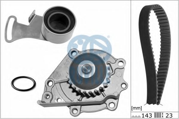 RUVILLE 56104701 Комплект ремня ГРМ для ROVER 400 (Ровер 400) RUVILLE 56104701 Комплект ремня ГРМ для ROVER 400 (Ровер 400)