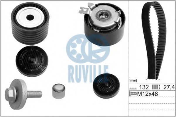 RUVILLE 5556671 Комплект ремня ГРМ для RENAULT LUTECIA II (Рено Лутэcиа 2) RUVILLE 5556671 Комплект ремня ГРМ для RENAULT LUTECIA II (Рено Лутэcиа 2)