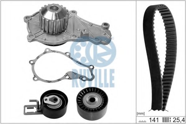 RUVILLE 56675701 Комплект ремня ГРМ для MAZDA PREMACY (Мазда Premacy) RUVILLE 56675701 Комплект ремня ГРМ для MAZDA PREMACY (Мазда Premacy)