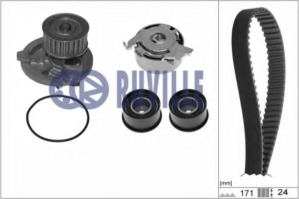 RUVILLE 55342701 Комплект ремня ГРМ для PONTIAC (Понтиак) RUVILLE 55342701 Комплект ремня ГРМ для PONTIAC (Понтиак)