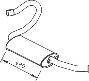 DINEX 33325 Глушитель выхлопных газов конечный для CITROëN (Cитроëн) DINEX 33325 Глушитель выхлопных газов конечный для CITROëN (Cитроëн)