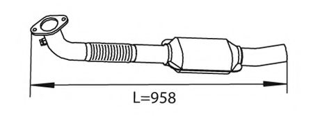 DINEX 29239 Катализатор для IVECO DAILY III (Ивеко Даилъ 3) DINEX 29239 Катализатор для IVECO DAILY III (Ивеко Даилъ 3)