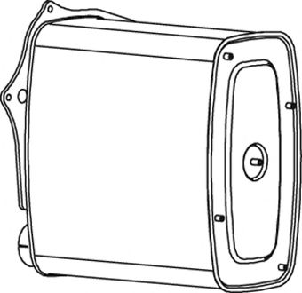 DINEX 49384 Средний глушитель выхлопных газов для MAN TGA (Ман Тга) DINEX 49384 Средний глушитель выхлопных газов для MAN TGA (Ман Тга)