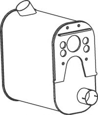 DINEX 49386 Средний глушитель выхлопных газов для MAN TGA (Ман Тга) DINEX 49386 Средний глушитель выхлопных газов для MAN TGA (Ман Тга)