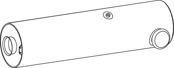 DINEX 66345 Глушитель выхлопных газов конечный для RENAULT TRUCKS MIDLUM (Рено трак Мидлум) DINEX 66345 Глушитель выхлопных газов конечный для RENAULT TRUCKS MIDLUM (Рено трак Мидлум)