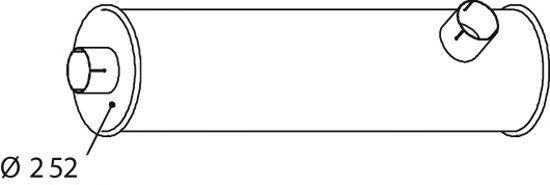 DINEX 64447 Средний конечный глушитель ОГ для RENAULT TRUCKS MIDLUM (Рено трак Мидлум) DINEX 64447 Средний конечный глушитель ОГ для RENAULT TRUCKS MIDLUM (Рено трак Мидлум)