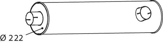 DINEX 64448 Средний конечный глушитель ОГ для RENAULT TRUCKS MIDLUM (Рено трак Мидлум) DINEX 64448 Средний конечный глушитель ОГ для RENAULT TRUCKS MIDLUM (Рено трак Мидлум)