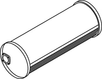 DINEX 21349 Средний конечный глушитель ОГ для DAF SB (Даф Сб) DINEX 21349 Средний конечный глушитель ОГ для DAF SB (Даф Сб)