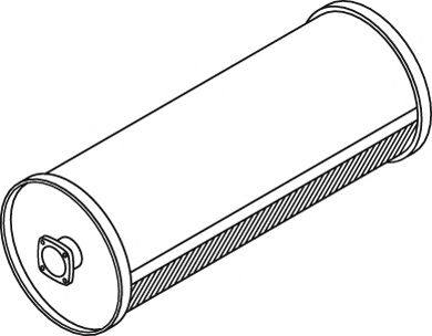DINEX 21350 Глушитель выхлопных газов конечный для DAF SB (Даф Сб) DINEX 21350 Глушитель выхлопных газов конечный для DAF SB (Даф Сб)