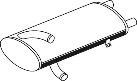 DINEX 50324 Средний конечный глушитель ОГ для NEOPLAN JETLINER (Неоплан Жэтлинэр) DINEX 50324 Средний конечный глушитель ОГ для NEOPLAN JETLINER (Неоплан Жэтлинэр)