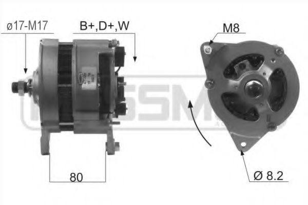 ERA 210002 Генератор для FORD ESCORT V (Форд Эскорт 5) ERA 210002 Генератор для FORD ESCORT V (Форд Эскорт 5)