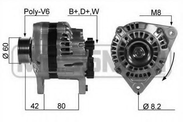 ERA 210090 Генератор для FORD ESCORT VII (Форд Эскорт 7) ERA 210090 Генератор для FORD ESCORT VII (Форд Эскорт 7)