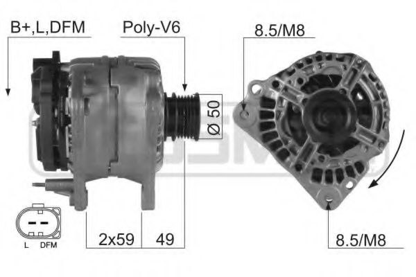 ERA 210138 Генератор для VOLKSWAGEN LUPO (Фольксваген Лупо) ERA 210138 Генератор для VOLKSWAGEN LUPO (Фольксваген Лупо)