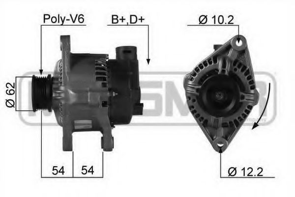 ERA 210153 Генератор для FIAT BRAVA (Фиат Брава) ERA 210153 Генератор для FIAT BRAVA (Фиат Брава)
