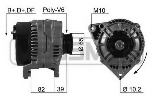 ERA 210202 Генератор для AUDI 80 (Ауди 80) ERA 210202 Генератор для AUDI 80 (Ауди 80)