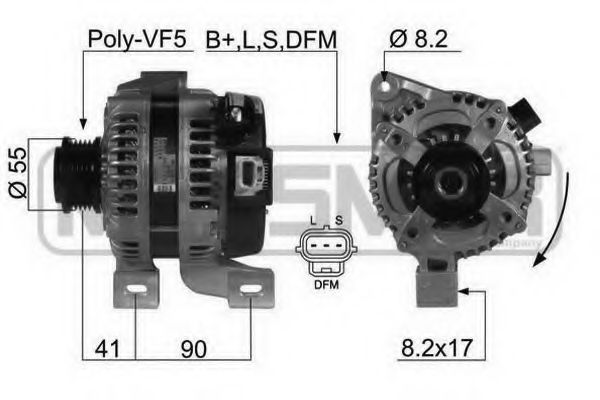 ERA 210403 Генератор для VOLVO S40 II (Вольво S40 2) ERA 210403 Генератор для VOLVO S40 II (Вольво S40 2)