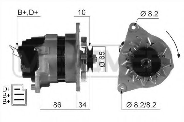 ERA 210588 Генератор для ROVER 2000-3500 (Ровер 2000-3500) ERA 210588 Генератор для ROVER 2000-3500 (Ровер 2000-3500)