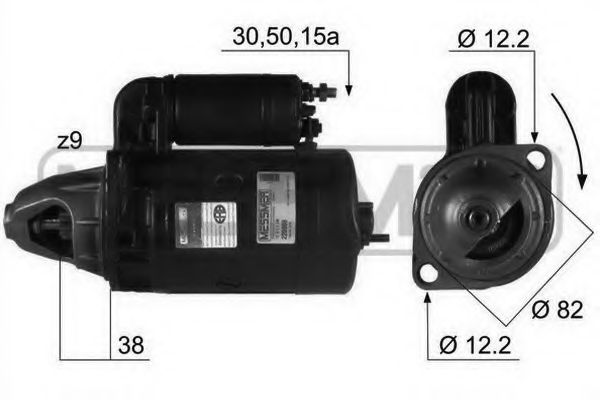 ERA 220008 Стартер для VOLVO 340-360 (Вольво 340-360) ERA 220008 Стартер для VOLVO 340-360 (Вольво 340-360)