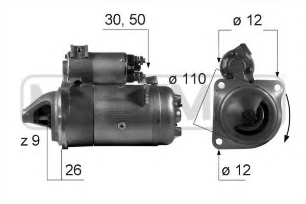 ERA 220282 Стартер для FIAT (Фиат) ERA 220282 Стартер для FIAT (Фиат)