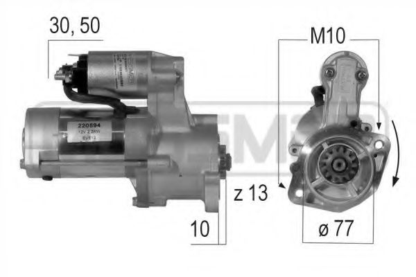 ERA 220594 Стартер для MITSUBISHI PAJERO/SHOGUN (Митсубиши/митсубиси Пажэро/шогун) ERA 220594 Стартер для MITSUBISHI PAJERO/SHOGUN (Митсубиши/митсубиси Пажэро/шогун)
