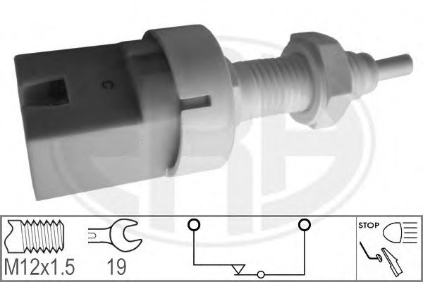 ERA 330048 Выключатель фонаря сигнала торможения для FIAT DUNA (Фиат Дуна) ERA 330048 Выключатель фонаря сигнала торможения для FIAT DUNA (Фиат Дуна)