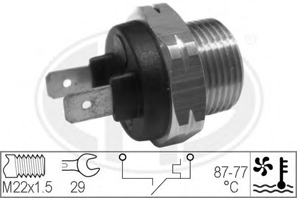 ERA 330167 Термовыключатель, вентилятор радиатора для PEUGEOT 205 II (Пежо 205 2) ERA 330167 Термовыключатель, вентилятор радиатора для PEUGEOT 205 II (Пежо 205 2)