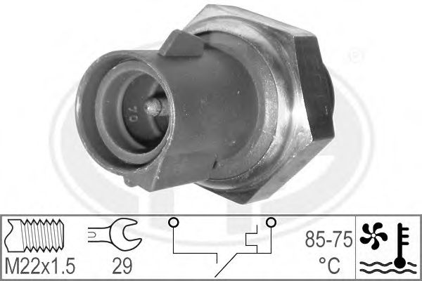 ERA 330183 Термовыключатель, вентилятор радиатора для FORD GRANADA (Форд Гранада) ERA 330183 Термовыключатель, вентилятор радиатора для FORD GRANADA (Форд Гранада)
