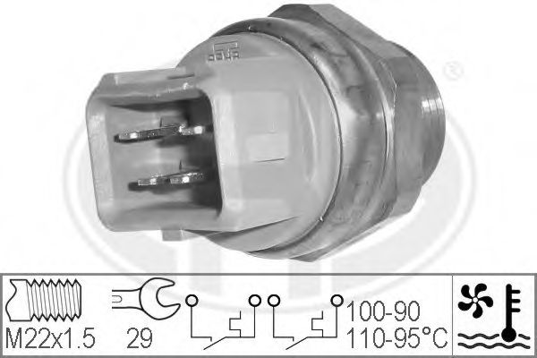 ERA 330211 Термовыключатель, вентилятор радиатора для FORD (Форд) ERA 330211 Термовыключатель, вентилятор радиатора для FORD (Форд)