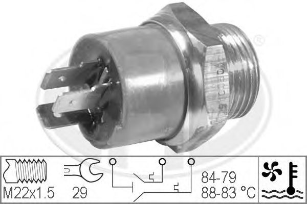 ERA 330267 Термовыключатель, вентилятор радиатора для PEUGEOT 205 II (Пежо 205 2) ERA 330267 Термовыключатель, вентилятор радиатора для PEUGEOT 205 II (Пежо 205 2)