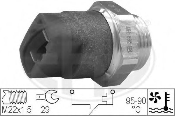 ERA 330297 Термовыключатель, вентилятор радиатора для AUDI 80 (Ауди 80) ERA 330297 Термовыключатель, вентилятор радиатора для AUDI 80 (Ауди 80)