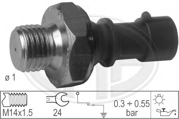 ERA 330365 Датчик давления масла для OPEL SINTRA (Опель Синтра) ERA 330365 Датчик давления масла для OPEL SINTRA (Опель Синтра)