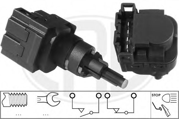 ERA 330503 Выключатель фонаря сигнала торможения для SEAT ALTEA (Сеат Алтэа) ERA 330503 Выключатель фонаря сигнала торможения для SEAT ALTEA (Сеат Алтэа)