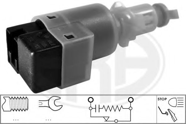 ERA 330515 Выключатель фонаря сигнала торможения для FIAT PUNTO (Фиат Пунто) ERA 330515 Выключатель фонаря сигнала торможения для FIAT PUNTO (Фиат Пунто)