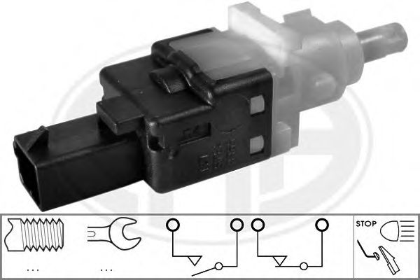 ERA 330517 Выключатель фонаря сигнала торможения для FIAT RITMO III (Фиат Ритмо 3) ERA 330517 Выключатель фонаря сигнала торможения для FIAT RITMO III (Фиат Ритмо 3)