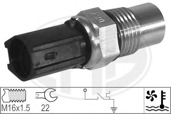ERA 330620 Термовыключатель, вентилятор радиатора для KIA MENTOR (Киа Мэнтор) ERA 330620 Термовыключатель, вентилятор радиатора для KIA MENTOR (Киа Мэнтор)
