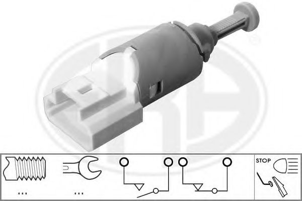 ERA 330731 Выключатель фонаря сигнала торможения для DACIA SANDERO (Дача Сандэро) ERA 330731 Выключатель фонаря сигнала торможения для DACIA SANDERO (Дача Сандэро)