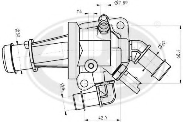 ERA 350002 Термостат, охлаждающая жидкость для FIAT (Фиат) ERA 350002 Термостат, охлаждающая жидкость для FIAT (Фиат)
