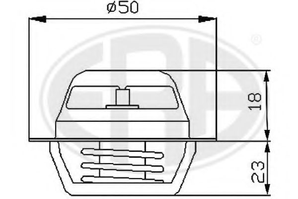 ERA 350005 Термостат, охлаждающая жидкость для DACIA SANDERO (Дача Сандэро) ERA 350005 Термостат, охлаждающая жидкость для DACIA SANDERO (Дача Сандэро)