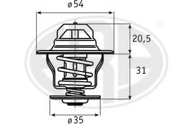 ERA 350029 Термостат, охлаждающая жидкость для AUDI COUPE (Ауди Cоупэ) ERA 350029 Термостат, охлаждающая жидкость для AUDI COUPE (Ауди Cоупэ)