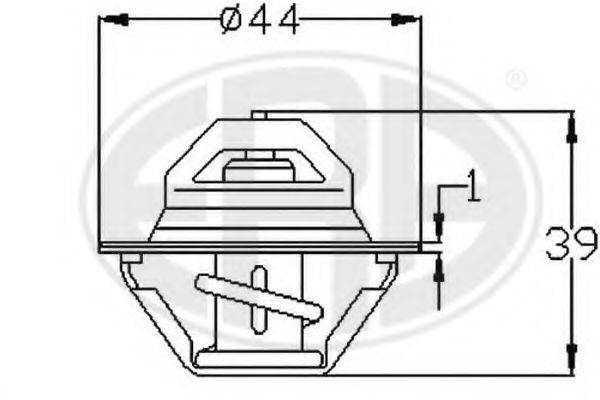 ERA 350069 Термостат, охлаждающая жидкость для DAIHATSU CHARADE I (Дайхатсу Чарадэ и) ERA 350069 Термостат, охлаждающая жидкость для DAIHATSU CHARADE I (Дайхатсу Чарадэ и)
