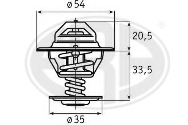 ERA 350264 Термостат, охлаждающая жидкость для ROVER 2000-3500 (Ровер 2000-3500) ERA 350264 Термостат, охлаждающая жидкость для ROVER 2000-3500 (Ровер 2000-3500)